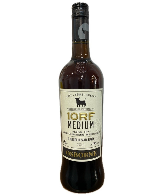 VINO 10RF MEDIUM DE ORBORNE VINO DE JEREZ SEMIDULCE CON CRIANZA EN SOLERA  EL PUERTO DE SANTA MARÍA 