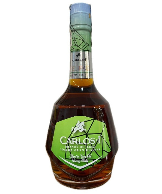 BRANDY CARLOS I GRAN RESERVA 70 cl. BRANDY DE JEREZ OSBORNE ENVEJECIDO EN BARRICAS DE OLOROSO Y PX