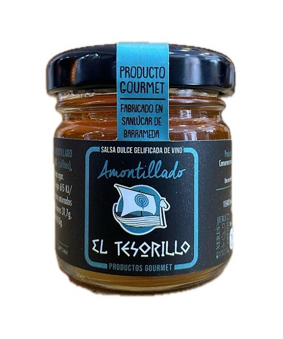 SALSA DULCE DE VINO AMONTILLADO EL TESORILLO 40 G – GOURMET DE SANLÚCAR DE BARRAMEDA