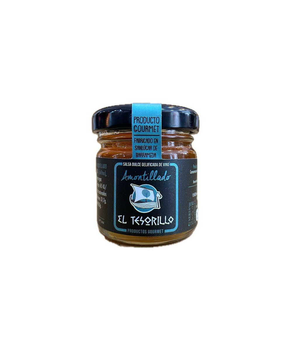 SALSA DULCE DE VINO AMONTILLADO EL TESORILLO 40 G – GOURMET DE SANLÚCAR DE BARRAMEDA