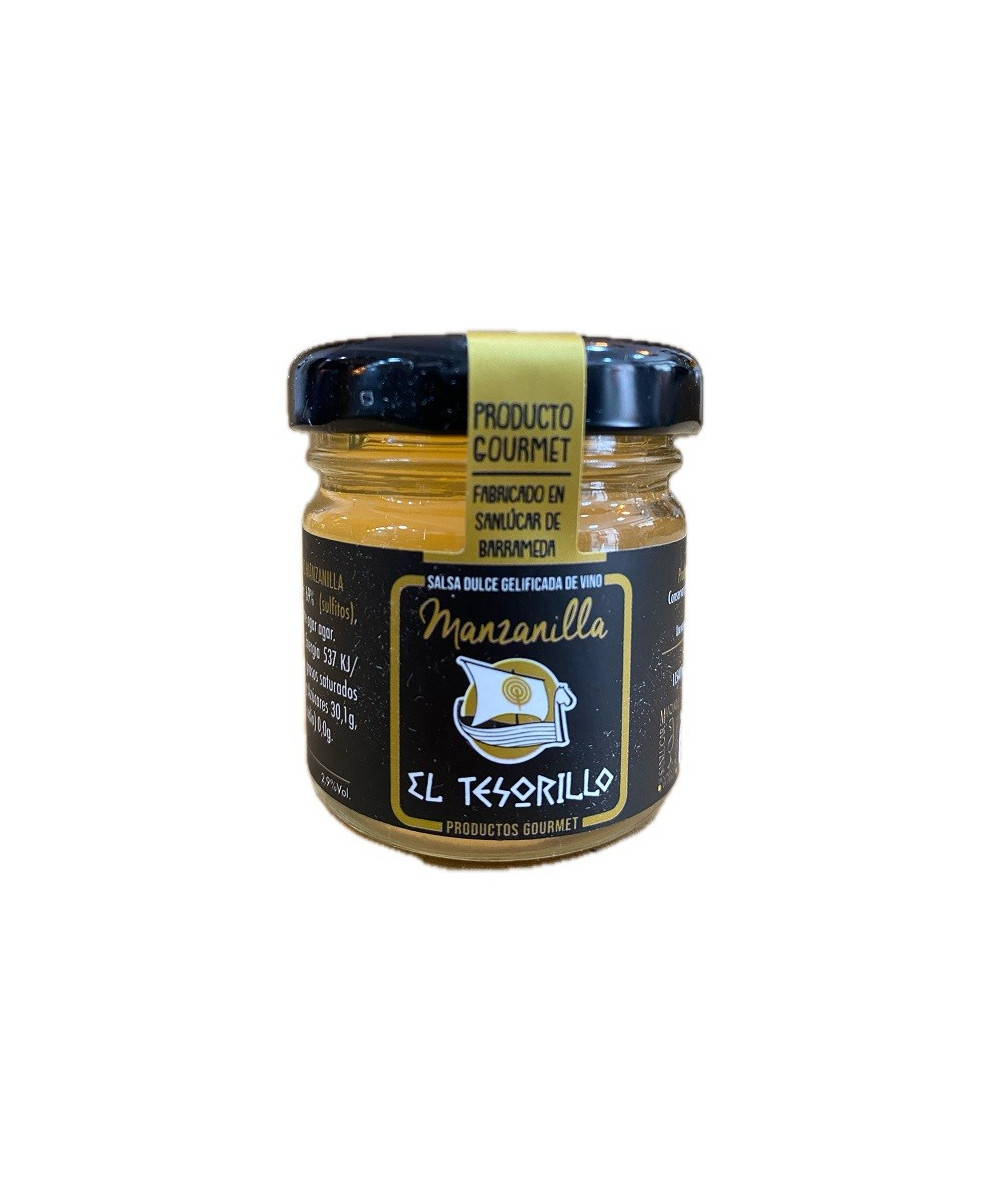 SALSA DULCE DE VINO MANZANILLA EL TESORILLO 40 G – AUTENTICIDAD GOURMET DE SANLÚCAR DE BARRAMEDA