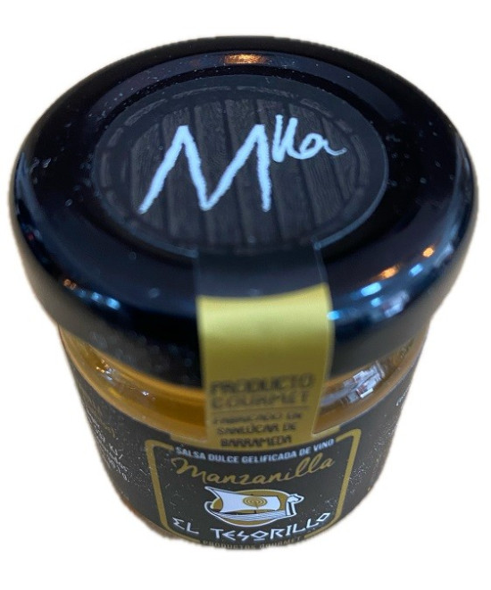 SALSA DULCE DE VINO MANZANILLA EL TESORILLO 40 G – AUTENTICIDAD GOURMET DE SANLÚCAR DE BARRAMEDA