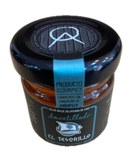SALSA DULCE DE VINO AMONTILLADO EL TESORILLO 40 G – GOURMET DE SANLÚCAR DE BARRAMEDA