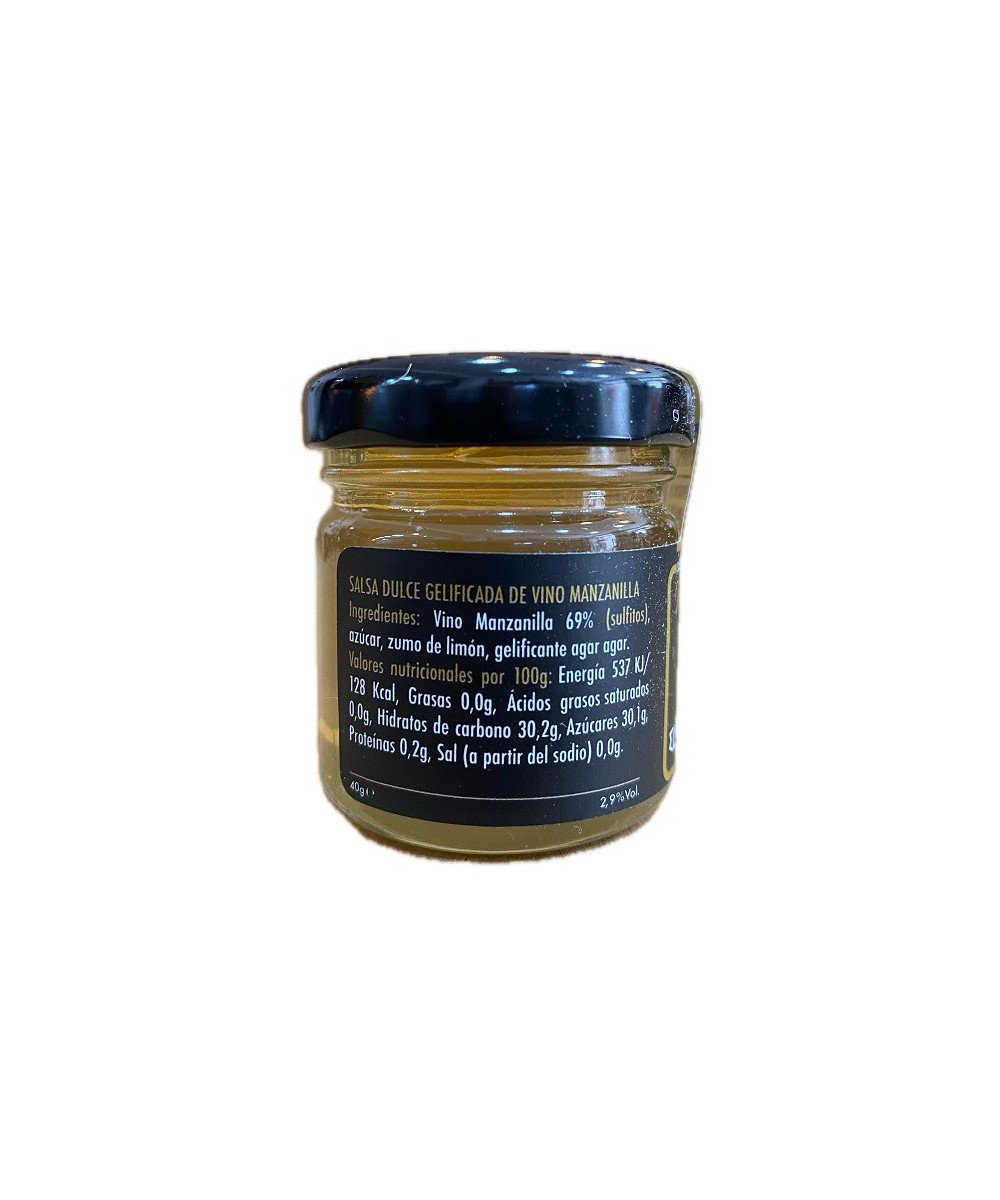 SALSA DULCE DE VINO MANZANILLA EL TESORILLO 40 G – AUTENTICIDAD GOURMET DE SANLÚCAR DE BARRAMEDA