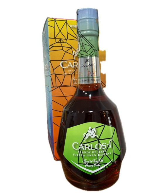 BRANDY CARLOS I GRAN RESERVA 70 cl. BRANDY DE JEREZ OSBORNE ENVEJECIDO EN BARRICAS DE OLOROSO Y PX