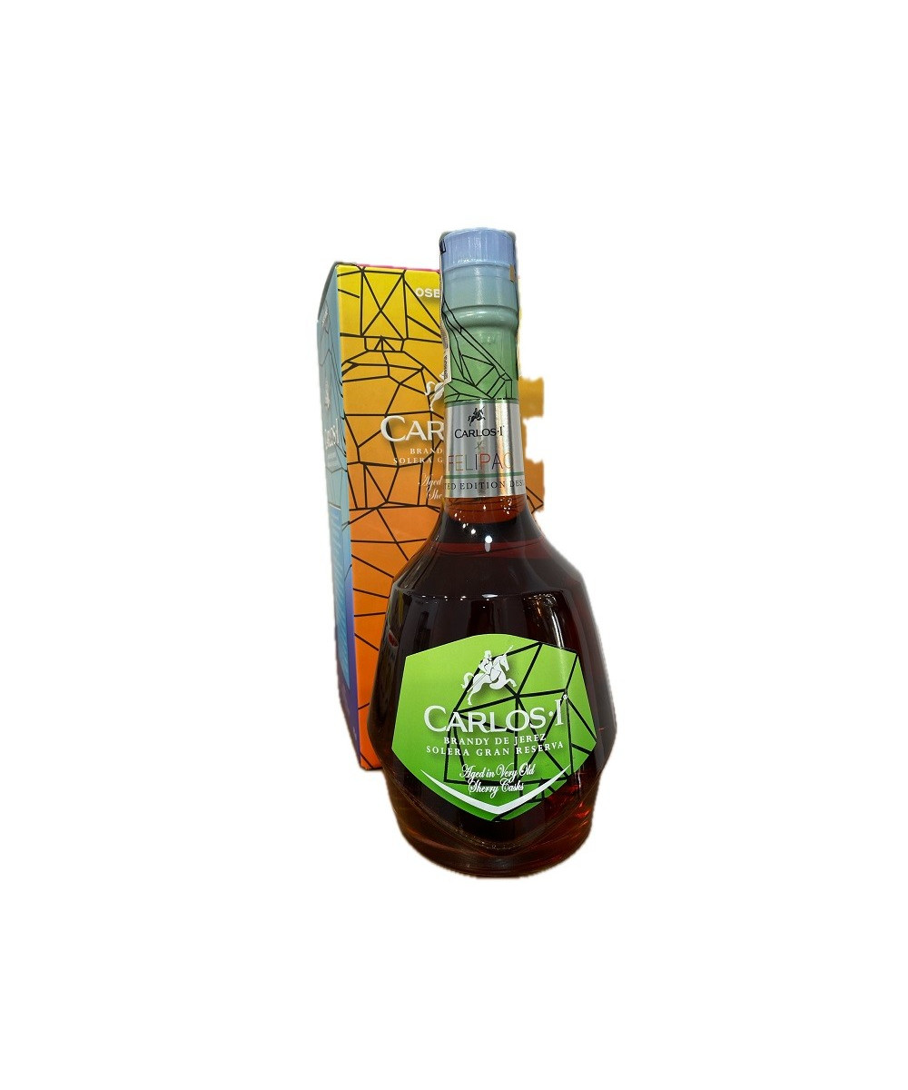 BRANDY CARLOS I GRAN RESERVA 70 cl. BRANDY DE JEREZ OSBORNE ENVEJECIDO EN BARRICAS DE OLOROSO Y PX