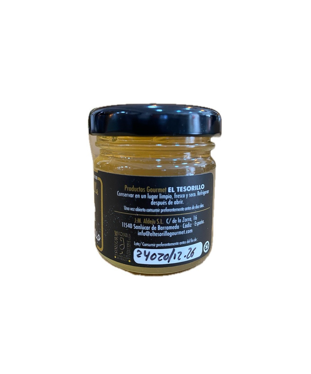 SALSA DULCE DE VINO MANZANILLA EL TESORILLO 40 G – AUTENTICIDAD GOURMET DE SANLÚCAR DE BARRAMEDA