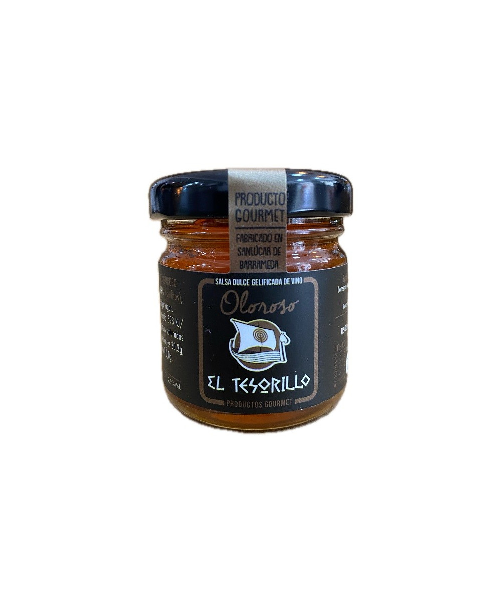 SALSA DULCE DE VINO OLOROSO EL TESORILLO 40 G – SABOR INTENSO DESDE SANLÚCAR DE BARRAMEDA
