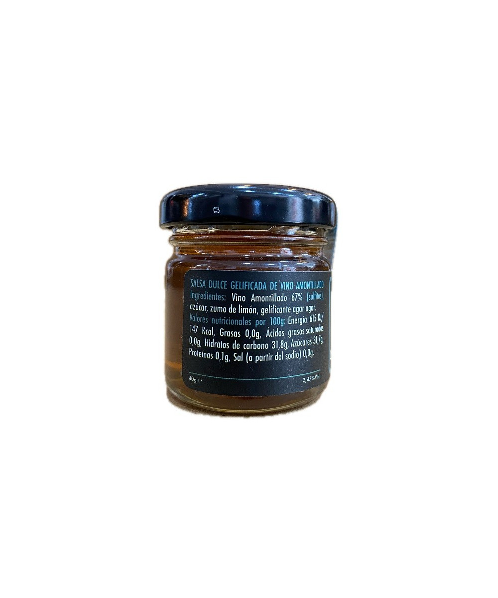 SALSA DULCE DE VINO AMONTILLADO EL TESORILLO 40 G – GOURMET DE SANLÚCAR DE BARRAMEDA