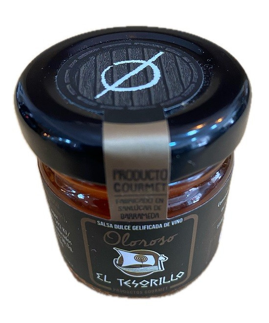 SALSA DULCE DE VINO OLOROSO EL TESORILLO 40 G – SABOR INTENSO DESDE SANLÚCAR DE BARRAMEDA