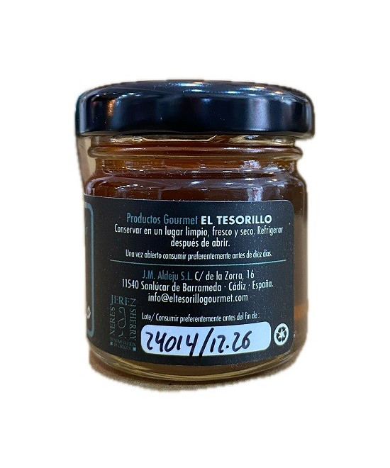 SALSA DULCE DE VINO AMONTILLADO EL TESORILLO 40 G – GOURMET DE SANLÚCAR DE BARRAMEDA