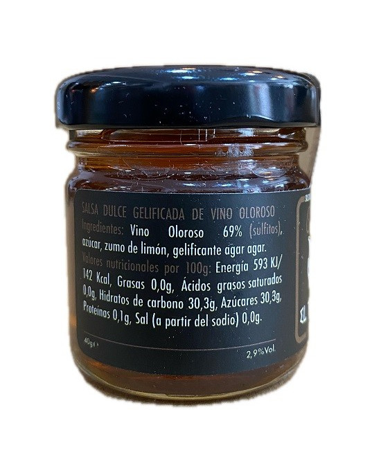 SALSA DULCE DE VINO OLOROSO EL TESORILLO 40 G – SABOR INTENSO DESDE SANLÚCAR DE BARRAMEDA