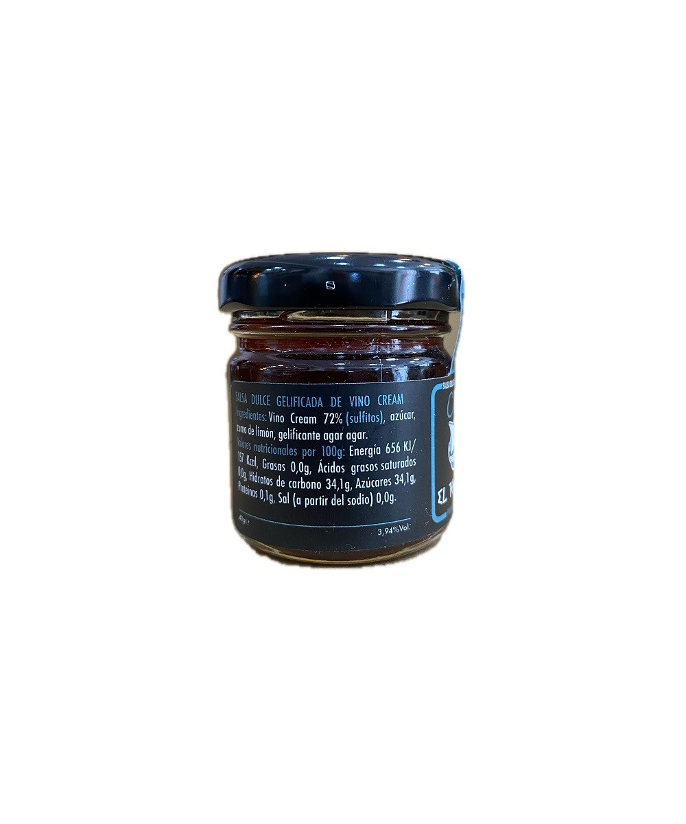 SALSA DULCE DE VINO CREAM EL TESORILLO 40 G – TRADICIÓN Y DULZURA DE SANLÚCAR DE BARRAMEDA