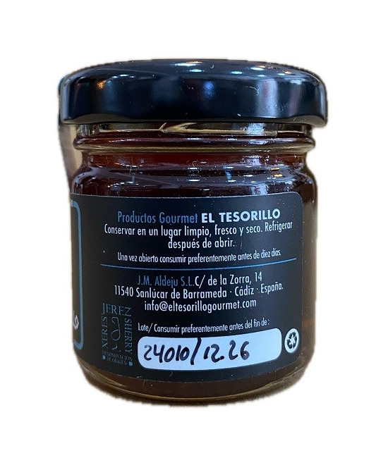 SALSA DULCE DE VINO CREAM EL TESORILLO 40 G – TRADICIÓN Y DULZURA DE SANLÚCAR DE BARRAMEDA
