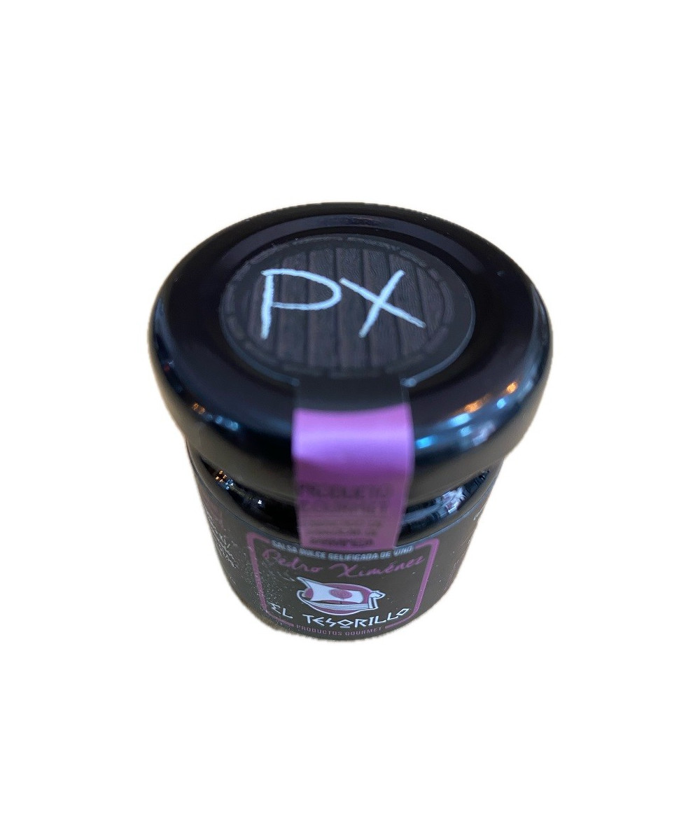SALSA DULCE DE VINO PEDRO XIMÉNEZ EL TESORILLO 40 G – DELICIA GOURMET DE SANLÚCAR DE BARRAMEDA