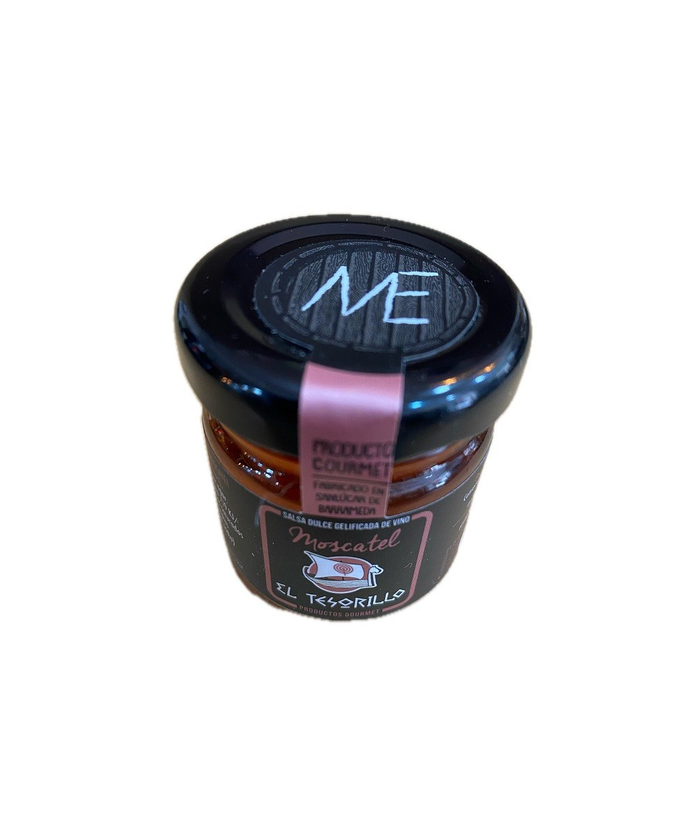 SALSA DULCE DE VINO MOSCATEL EL TESORILLO 40 G – ARTESANÍA GOURMET DE SANLÚCAR DE BARRAMEDA