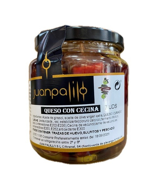 BANDERILLAS DE QUESO CON CECINA 7 UNIDADES –  (SANTOVENIA DE PISUERGA)