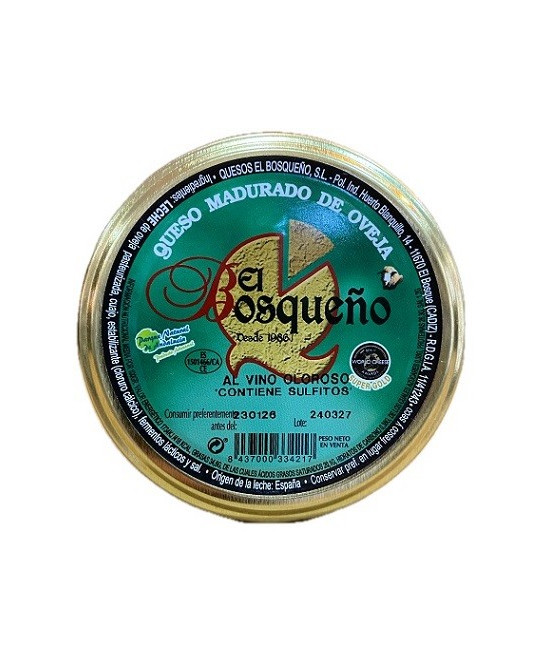 TAQUITOS DE QUESO DE OVEJA EN VINO OLOROSO 250G EL BOSQUEÑO EL BOSQUE CÁDIZ