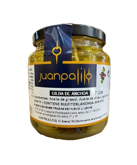 GILDAS DE ANCHOA TRADICIONALES 7 UNIDADES – (SANTOVENIA DE PISUERGA)