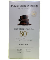 TABLETA DE CHOCOLATE NEGRO 80% CACAO PANCRACIO 100G – GOURMET ARTESANAL DE ESPAÑA