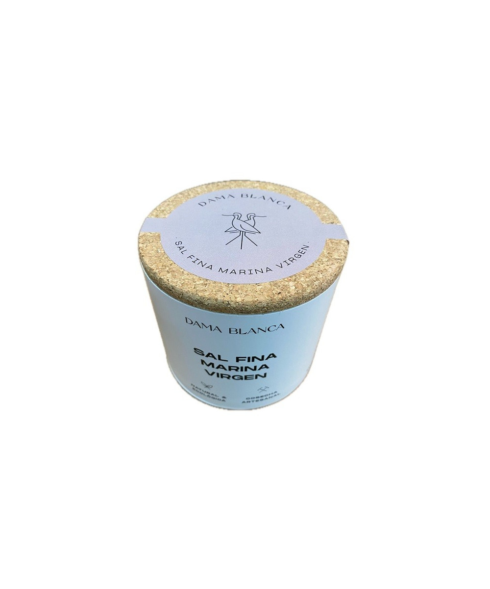 SAL MARINA VIRGEN FINA 500 g DAMA BLANCA ARTESANAL Y ECOLÓGICA DE CÁDIZ