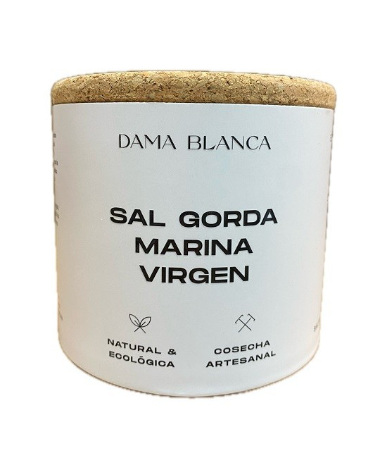 SAL MARINA VIRGEN GORDA 500 g. DAMA BLANCA  ARTESANAL Y ECÓLOGICA DE CÁDIZ