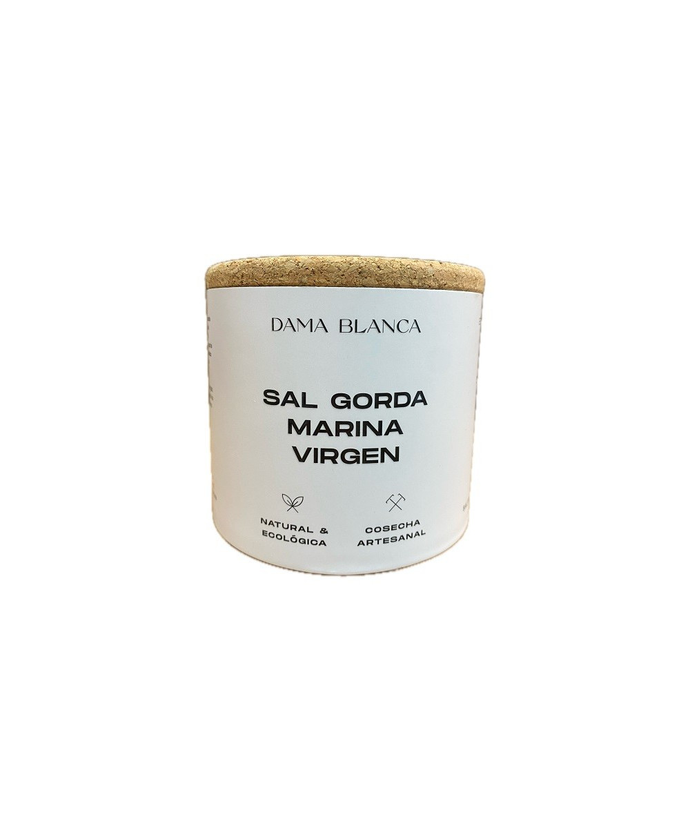 SAL MARINA VIRGEN GORDA 500 g. DAMA BLANCA  ARTESANAL Y ECÓLOGICA DE CÁDIZ