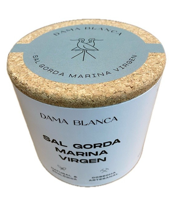 SAL MARINA VIRGEN GORDA 500 g. DAMA BLANCA  ARTESANAL Y ECÓLOGICA DE CÁDIZ