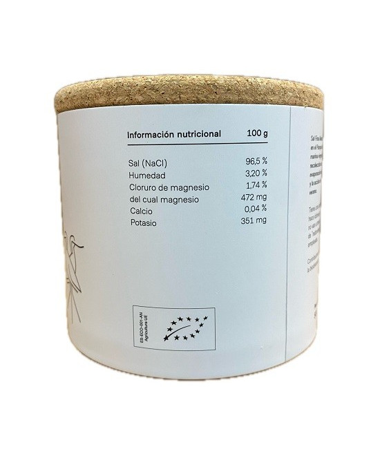 SAL MARINA VIRGEN FINA 500 g DAMA BLANCA ARTESANAL Y ECOLÓGICA DE CÁDIZ