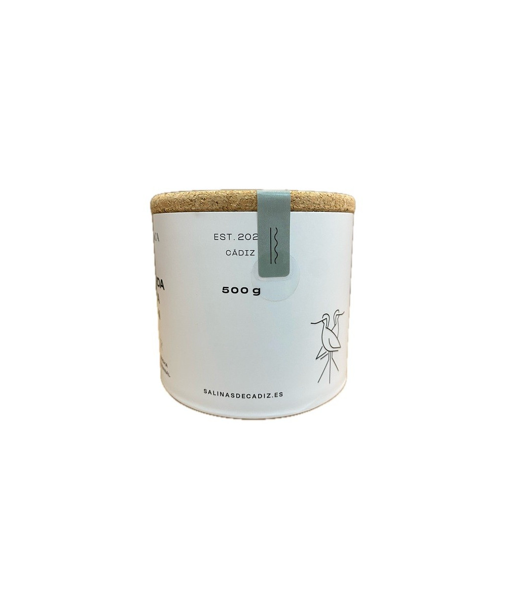 SAL MARINA VIRGEN GORDA 500 g. DAMA BLANCA  ARTESANAL Y ECÓLOGICA DE CÁDIZ