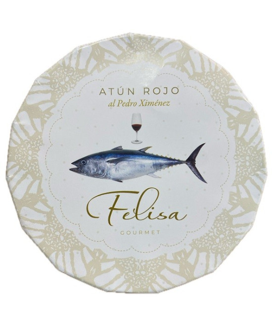 ATÚN ROJO DE BARBATE AL PEDRO XIMÉNEZ FELISA GOURMET LATA 265 G