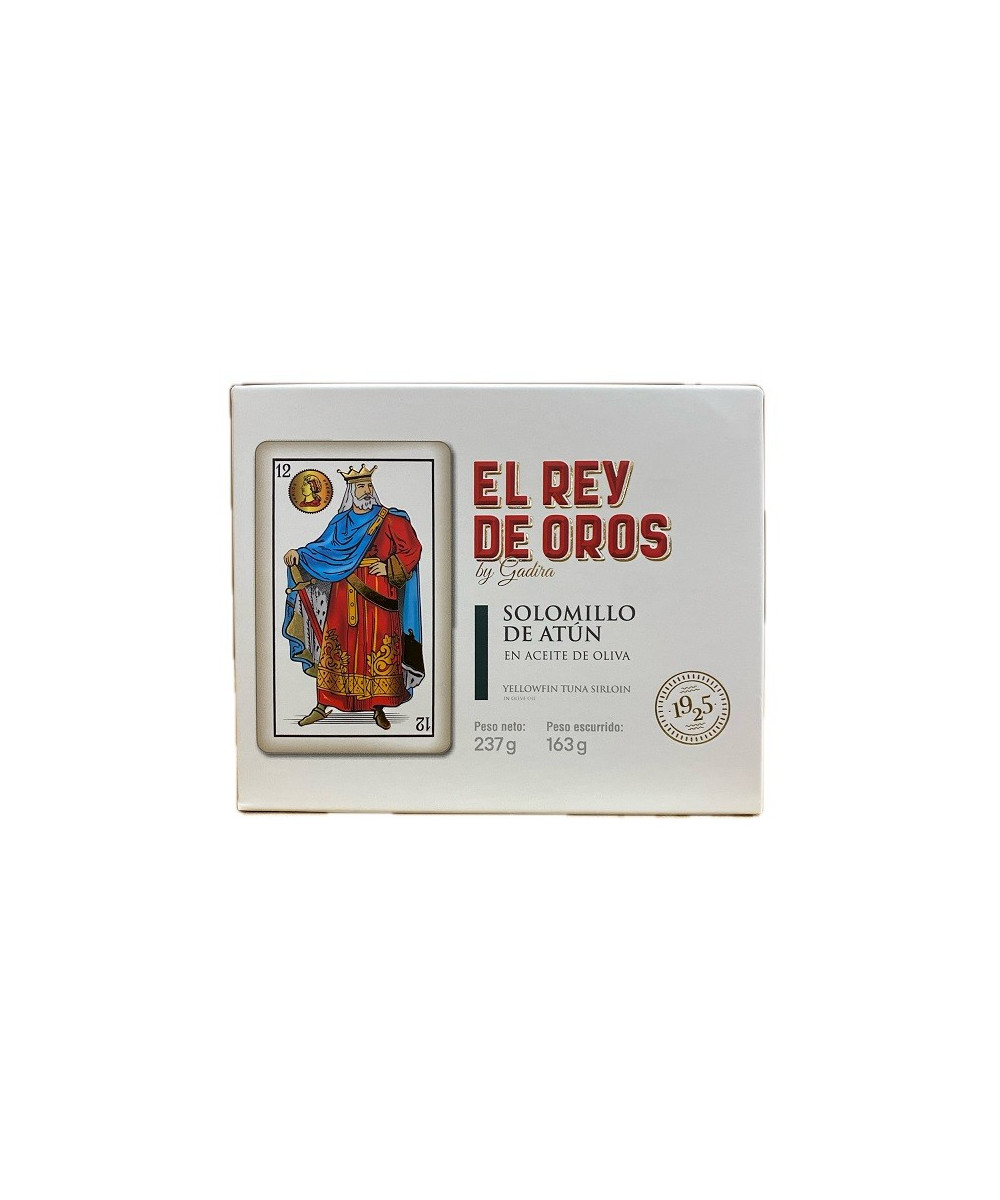 SOLOMILLO DE ATÚN ALETA AMARILLA EN ACEITE DE OLIVA EL REY DE OROS BAR