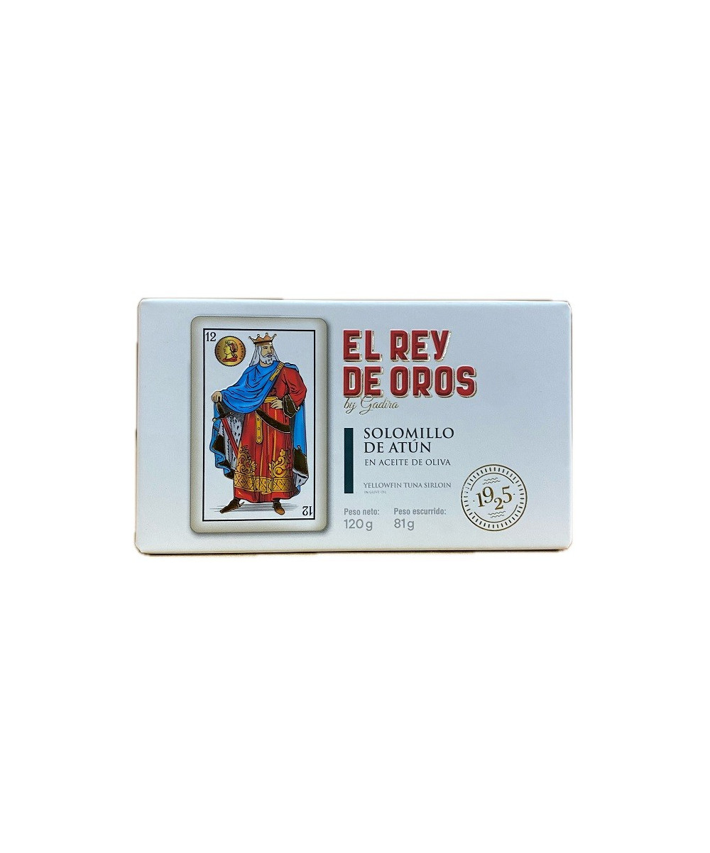 SOLOMILLO DE ATÚN ALETA AMARILLA EN ACEITE DE OLIVA EL REY DE OROS BAR