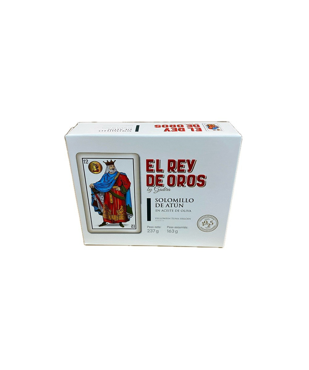 SOLOMILLO DE ATÚN ALETA AMARILLA EN ACEITE DE OLIVA EL REY DE OROS BAR