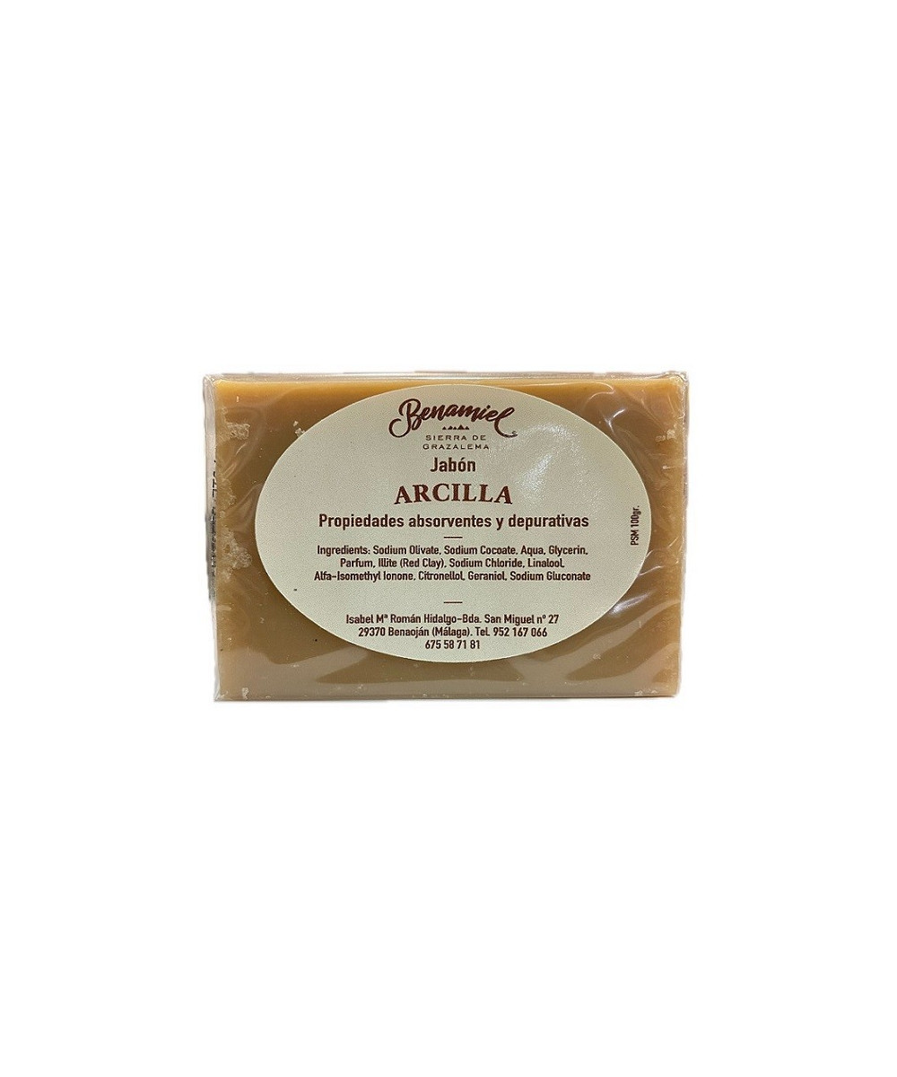 JABÓN DE ARCILLA BENAMIEL 100G PROPIEDADES DEPURATIVAS