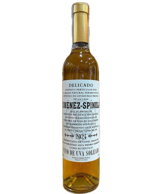 XIMÉNEZ SPÍNOLA DELICADO 50CL PEDRO XIMÉNEZ DULCE JEREZ ORO INTENSO