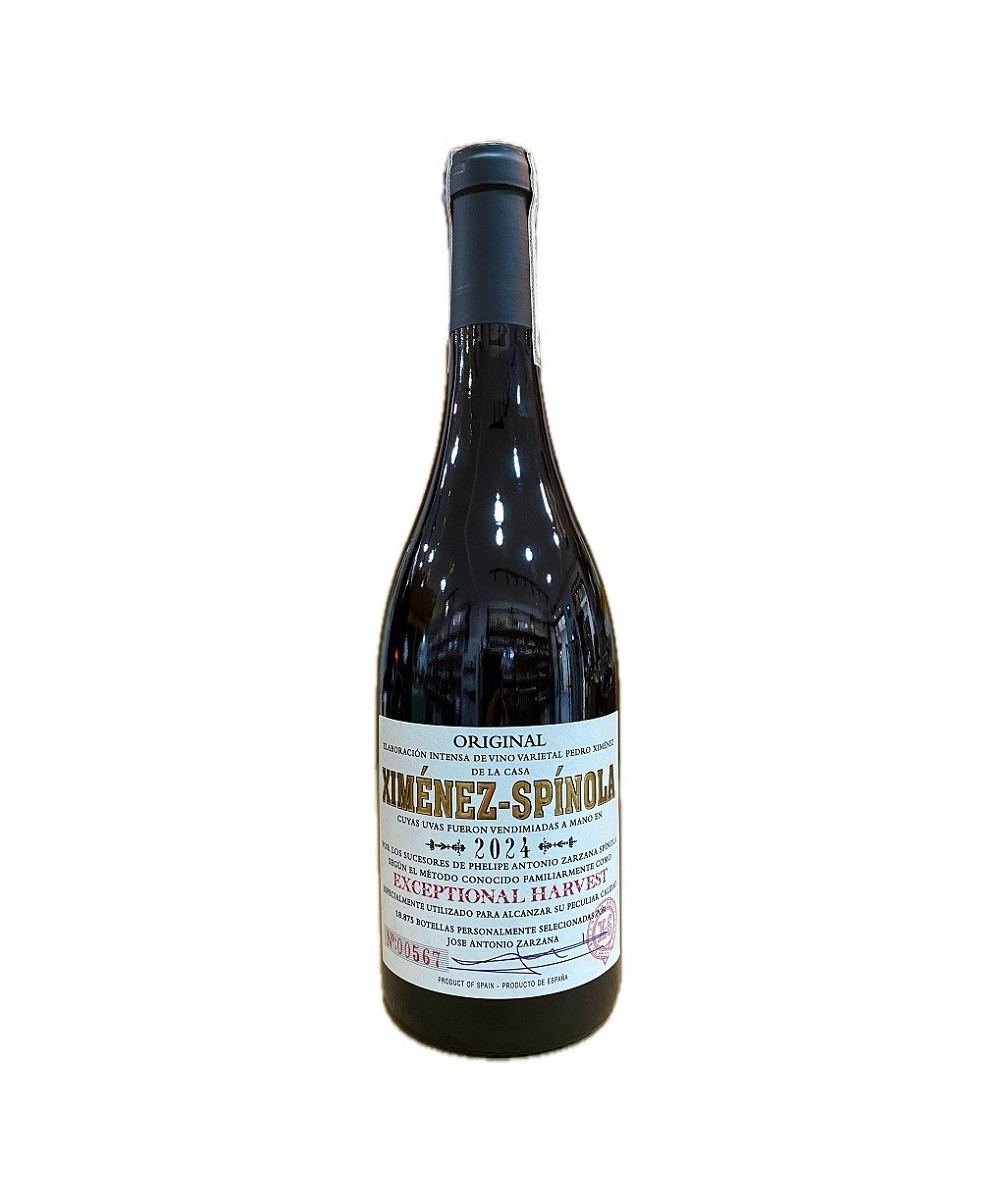 XIMÉNEZ SPÍNOLA EXCEPTIONAL HARVEST 75CL PEDRO XIMÉNEZ RECOLECCIÓN TARDÍA, ORO INTENSO