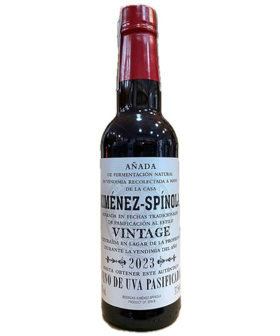 XIMÉNEZ SPÍNOLA VINTAGE 37,5CL PEDRO XIMÉNEZ PASIFICADO JEREZ ÁMBAR INTENSO