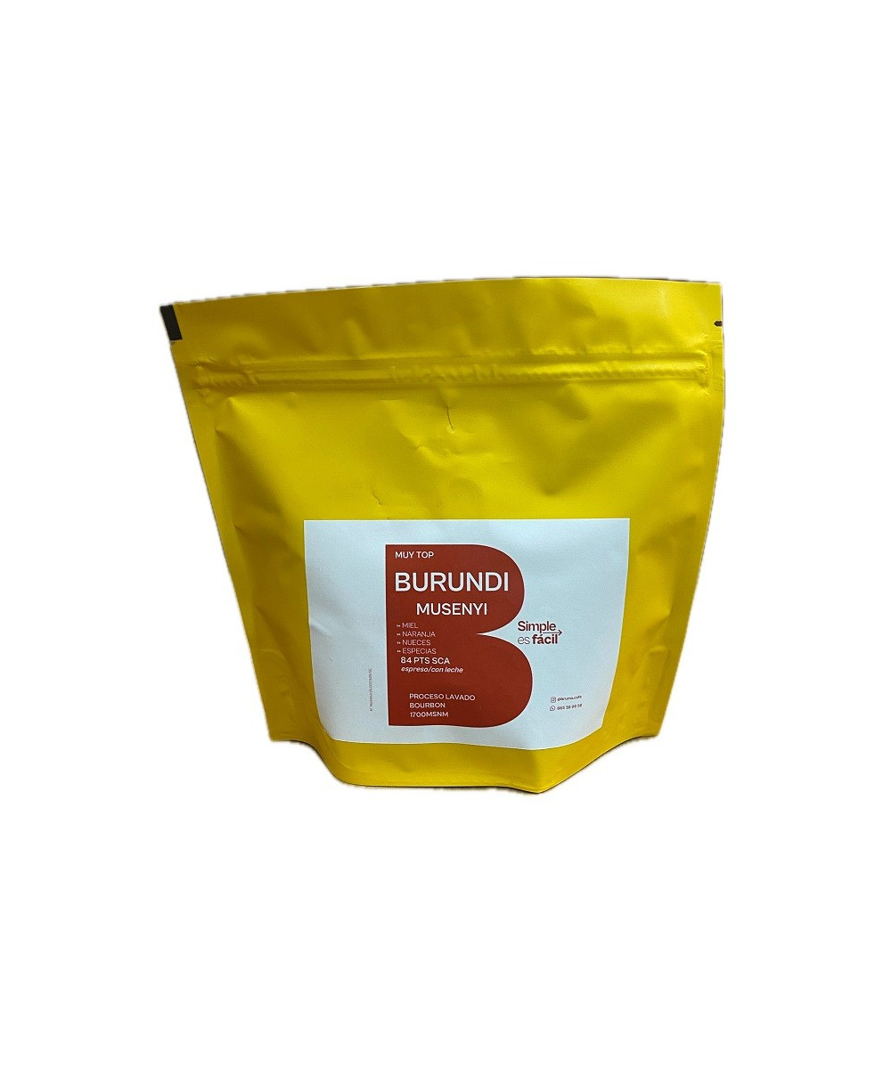 CAFÉ EN GRANO BURUNDI MUSENYI 250G – ESPECIALIDAD BOURBON