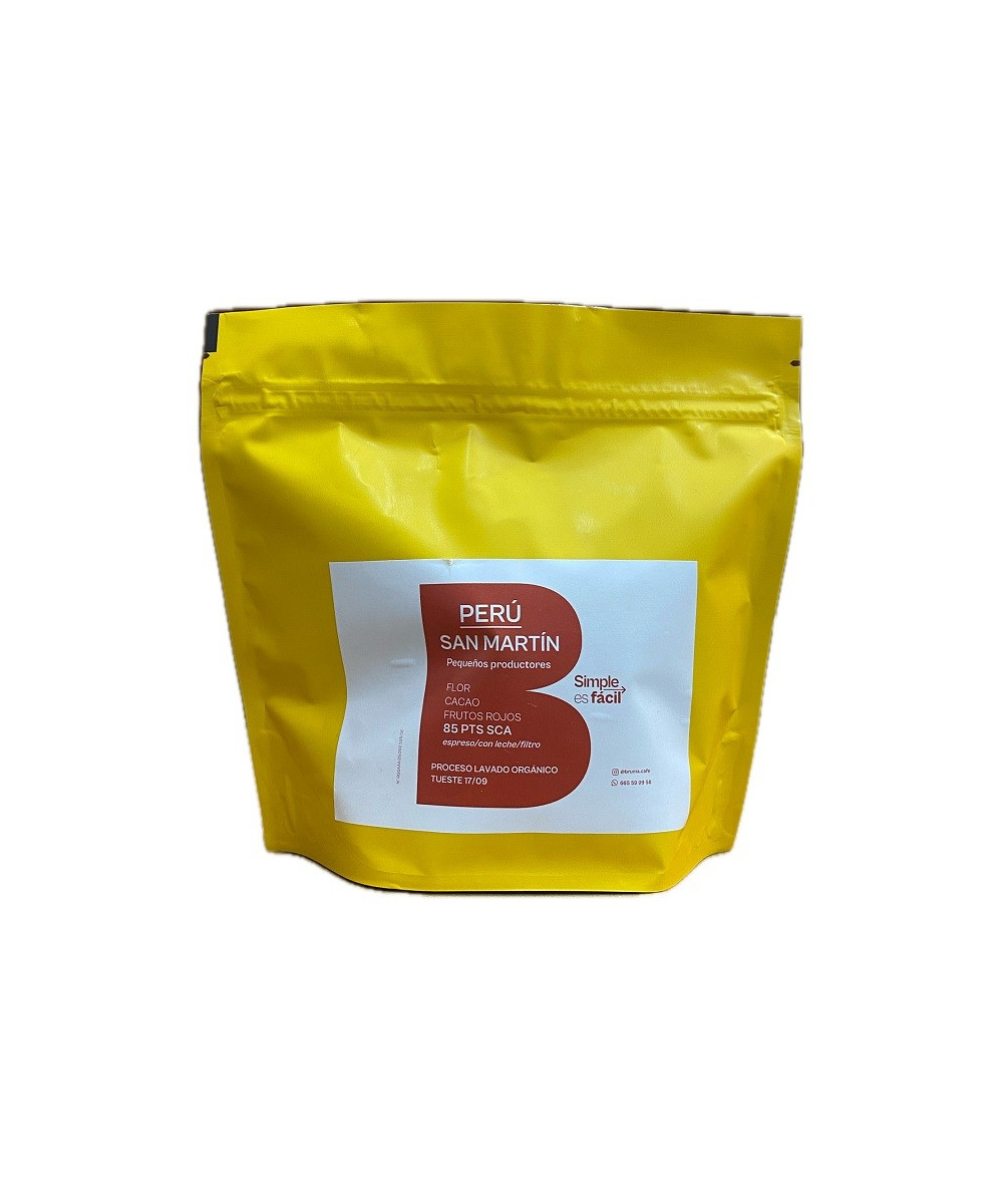 CAFÉ EN GRANO PERÚ SAN MARTÍN 250G – ESPECIALIDAD ORGÁNICO