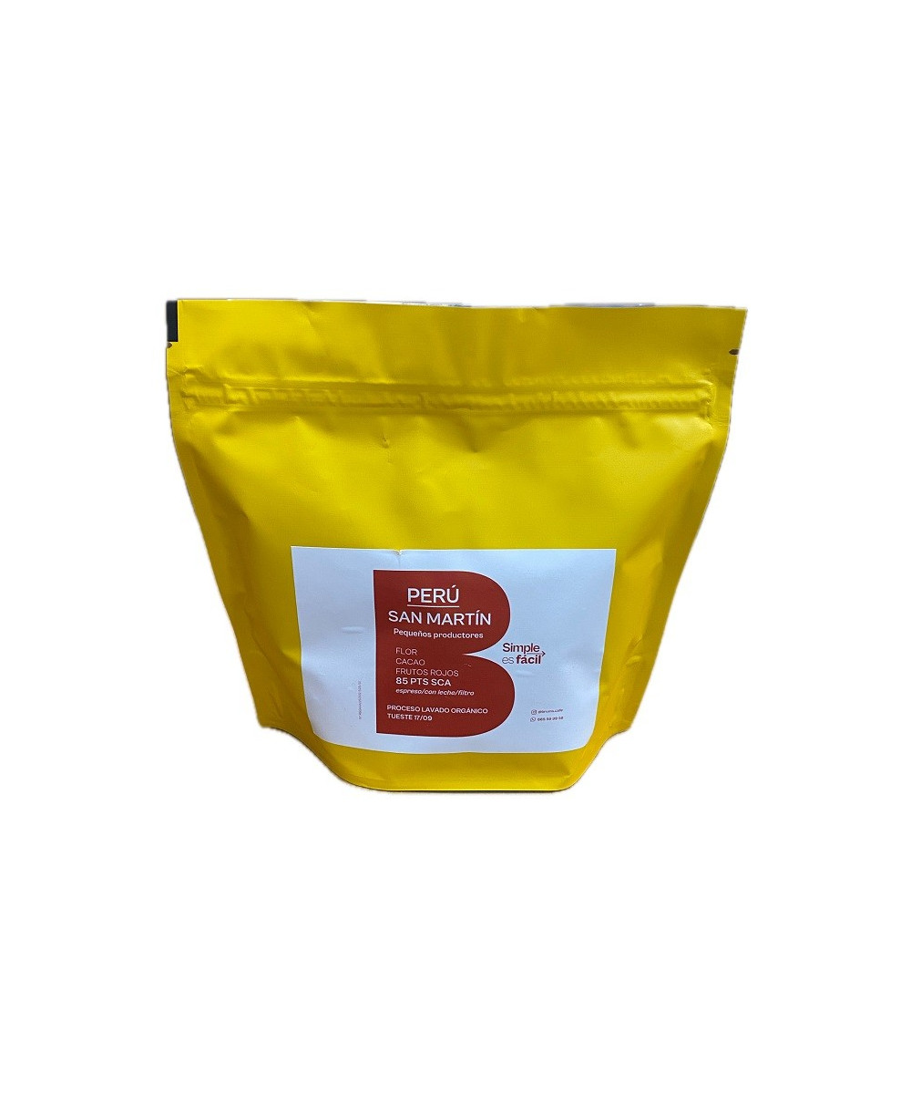 CAFÉ EN GRANO PERÚ SAN MARTÍN 250G – ESPECIALIDAD ORGÁNICO