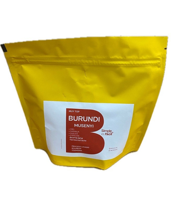 CAFÉ EN GRANO BURUNDI MUSENYI 250G – ESPECIALIDAD BOURBON
