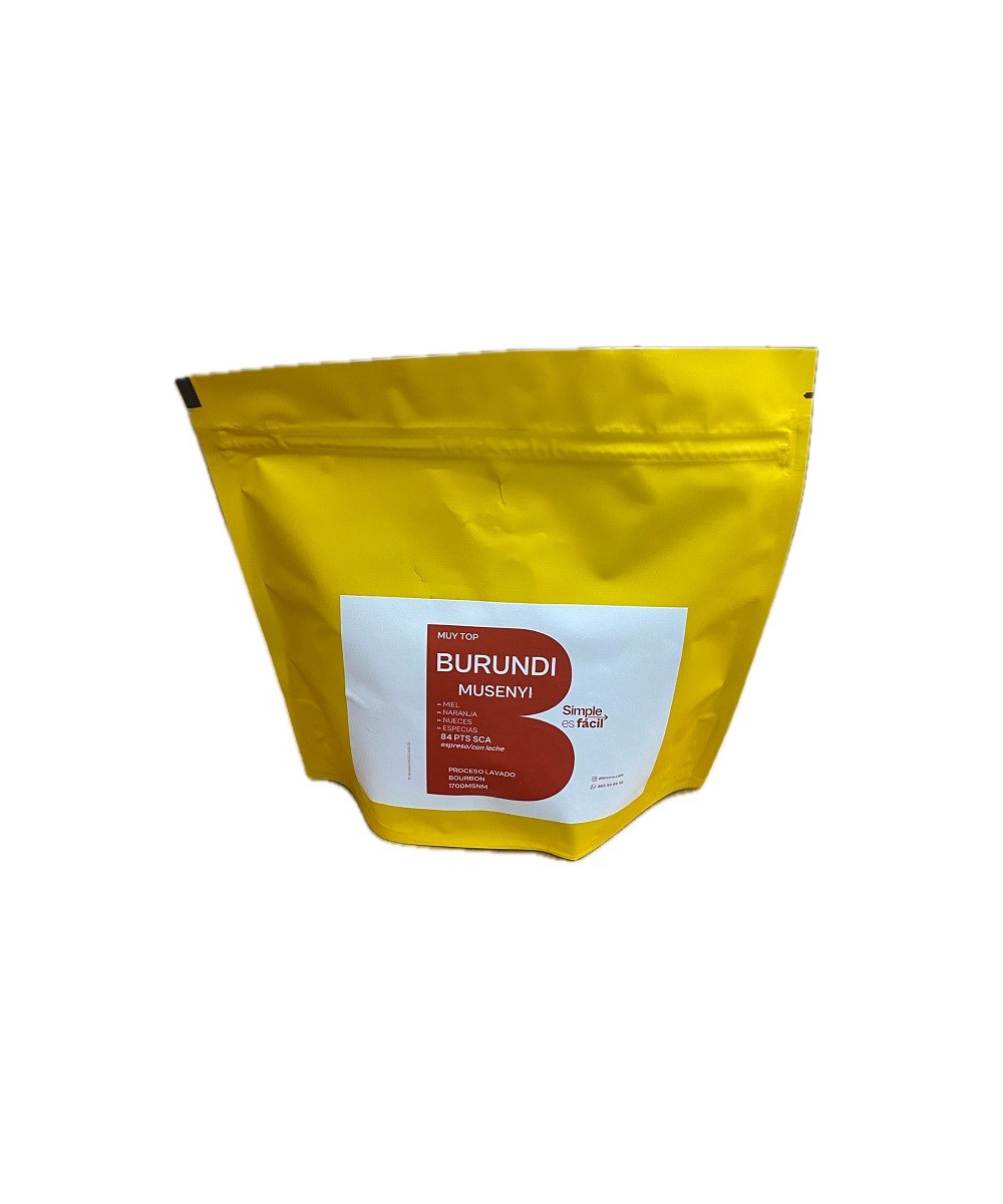 CAFÉ EN GRANO BURUNDI MUSENYI 250G – ESPECIALIDAD BOURBON