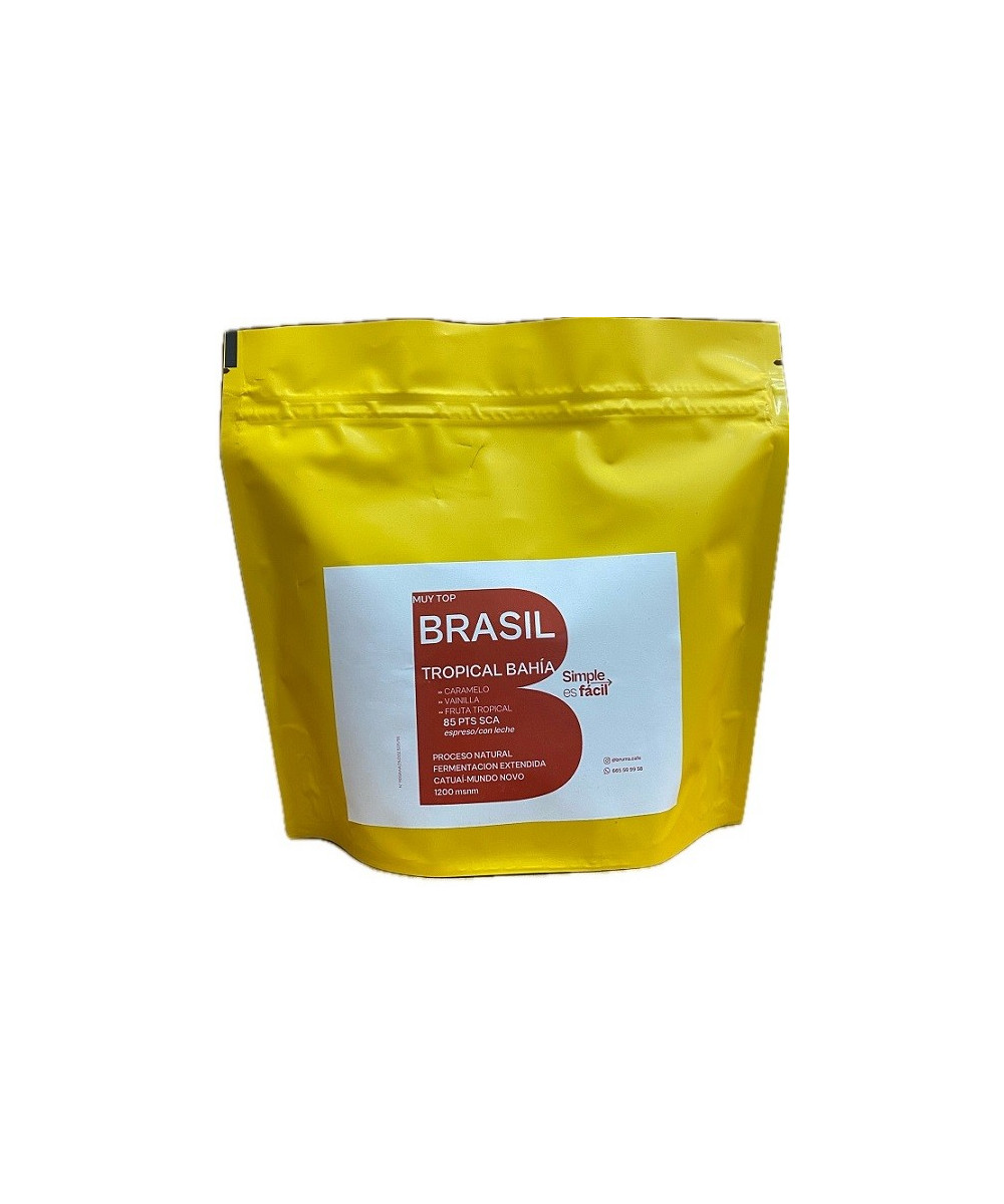 CAFÉ EN GRANO BRASIL TROPICAL BAHÍA 250G – ESPECIALIDAD 85 SCA