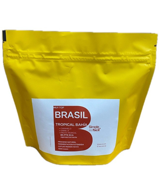 CAFÉ EN GRANO BRASIL TROPICAL BAHÍA 250G – ESPECIALIDAD 85 SCA
