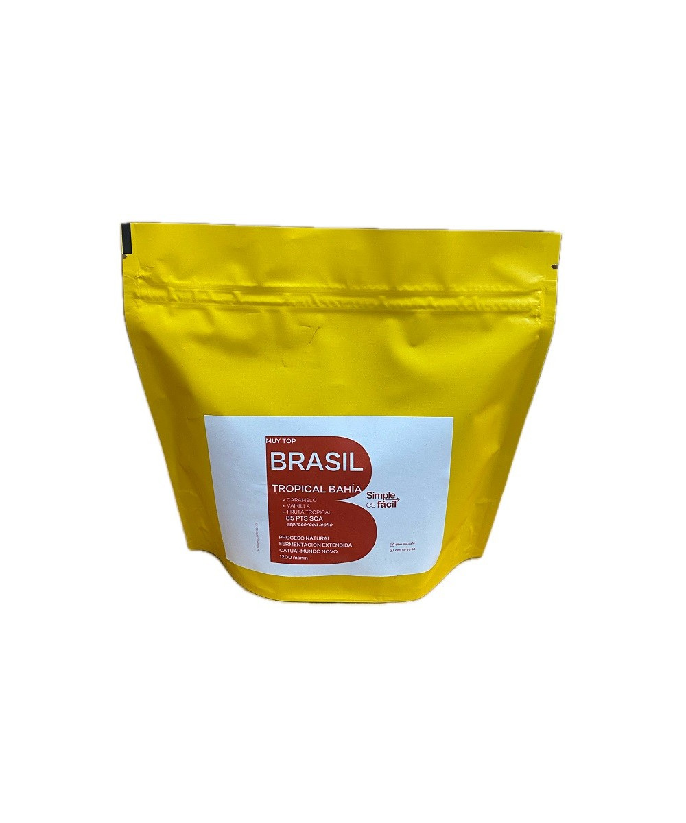 CAFÉ EN GRANO BRASIL TROPICAL BAHÍA 250G – ESPECIALIDAD 85 SCA