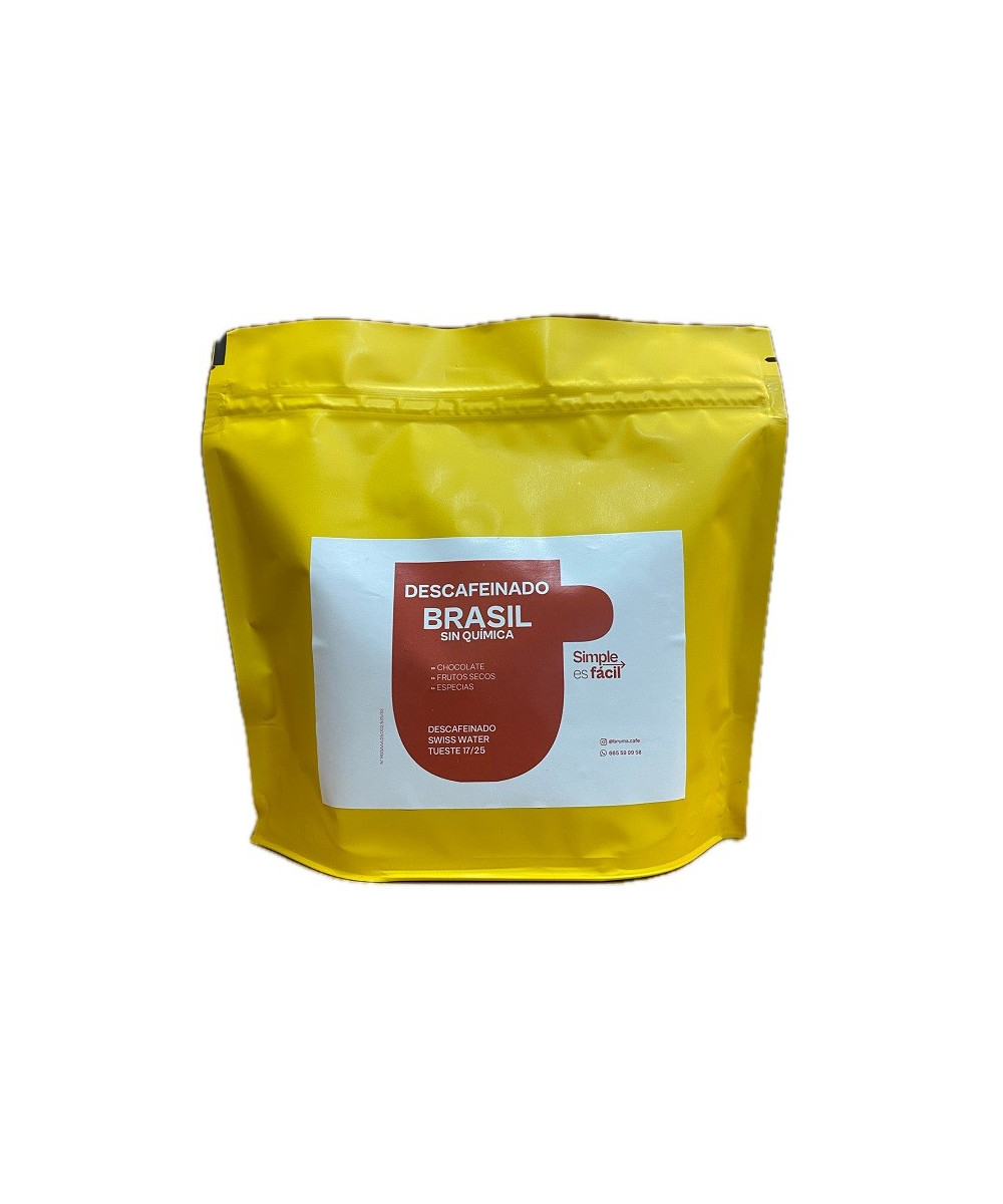 CAFÉ EN GRANO BRASIL DESCAFEINADO 250G – SWISS WATER
