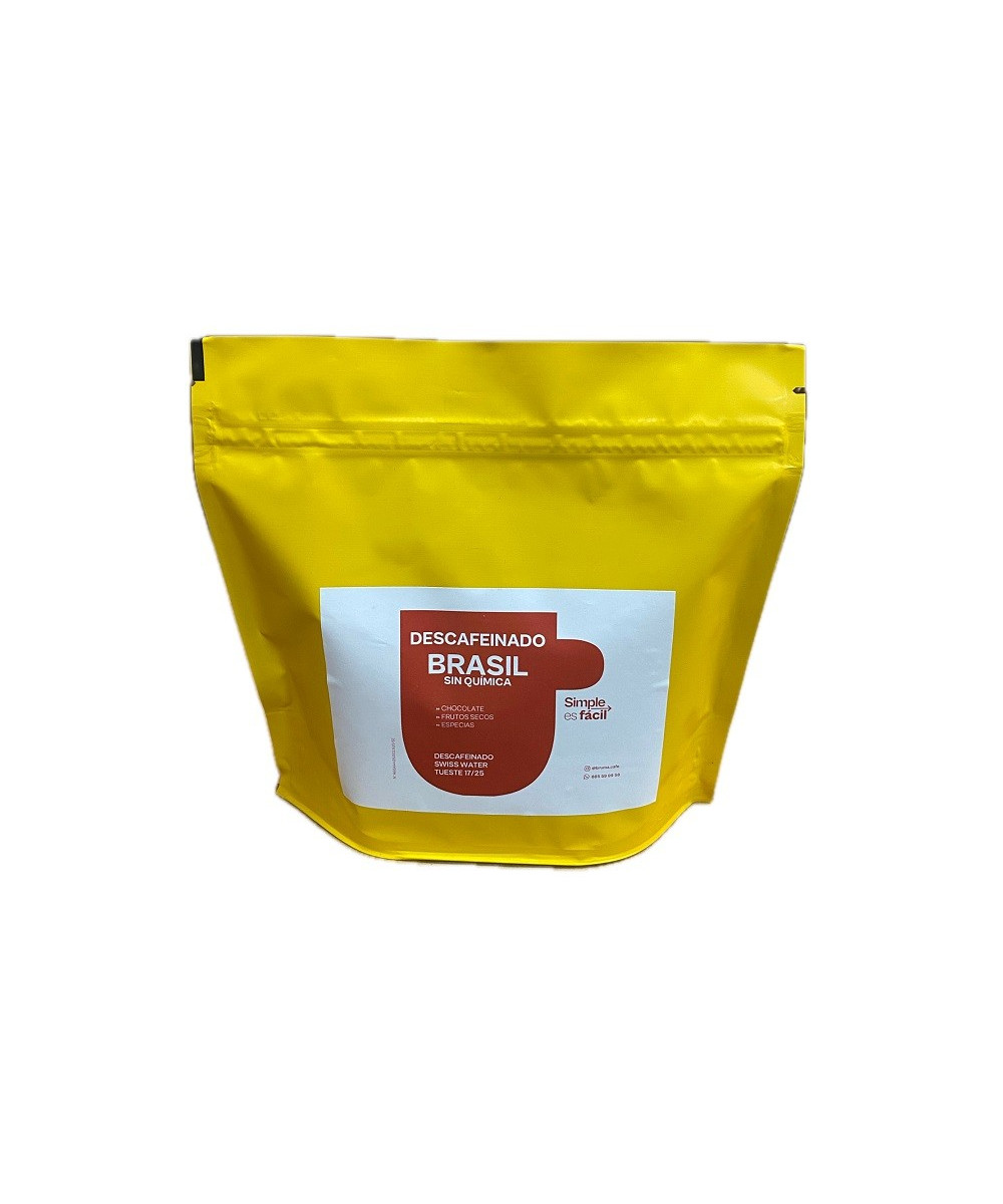 CAFÉ EN GRANO BRASIL DESCAFEINADO 250G – SWISS WATER