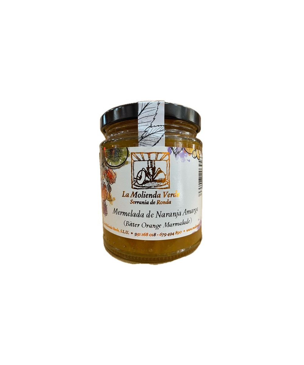 MERMELADA DE NARANJA AMARGA 275 G LA MOLIENDA VERDE ARTESANAL