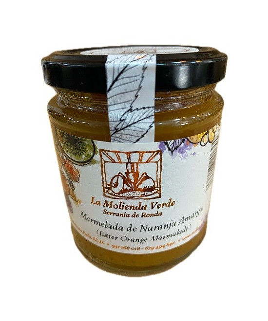MERMELADA DE NARANJA AMARGA 275 G LA MOLIENDA VERDE ARTESANAL